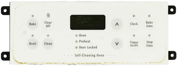 Electrolux Oven 316207522 Electronic Clock Timer, White Overlay