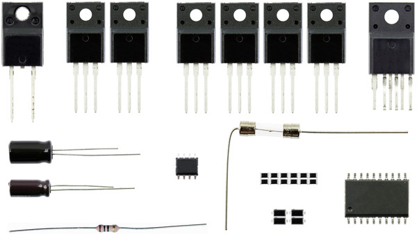 Vizio 0500-0412-1360 Power Supply / Backlight Inverter Component Repair Kit