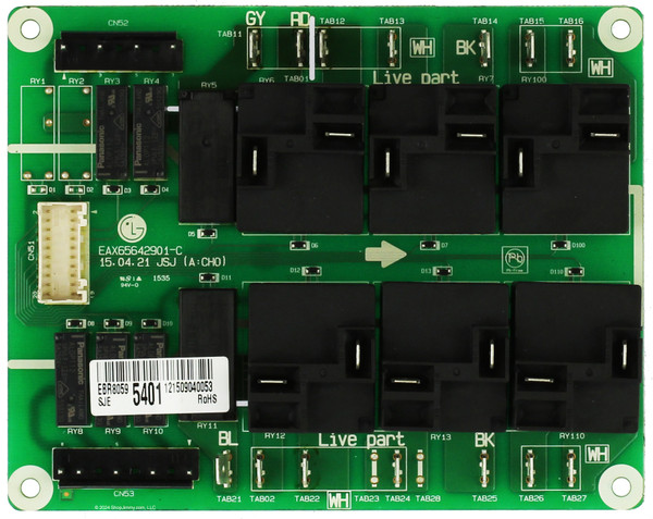 LG Range EBR80595401 Sub Assembly Board