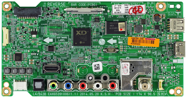 LG EBT62841578 Main Board for 47LB5900-UV