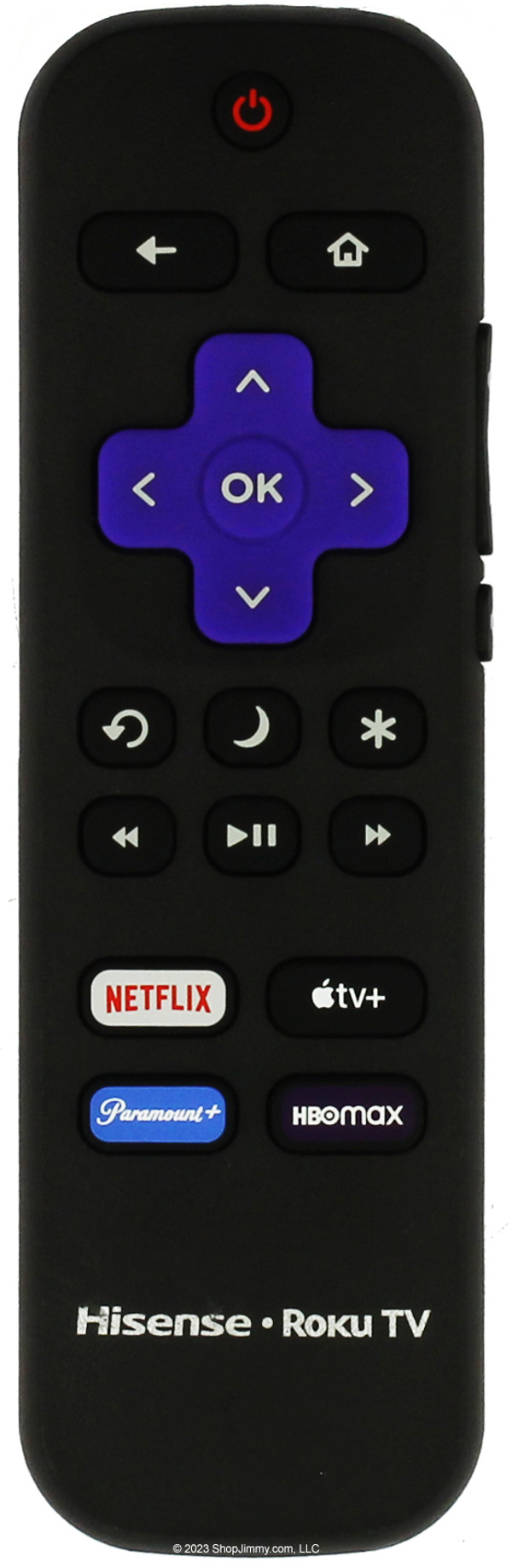 Hisense 3026000064 Netflix Apple Paramount HBOMax Remote Control -- Open Bag
