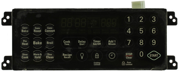 Electrolux Oven 316418702 Electronic Clock Timer, Black Overlay