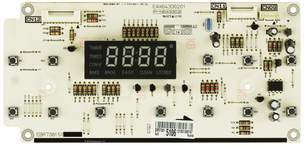 LG Range EBR73815106 Control Board