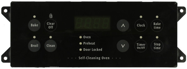 Electrolux Oven 316207529 Electronic Clock Timer, Black Overlay