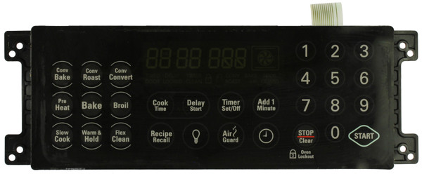 Electrolux Oven 316560107 Electronic Clock Timer ES535CC, Black Overlay