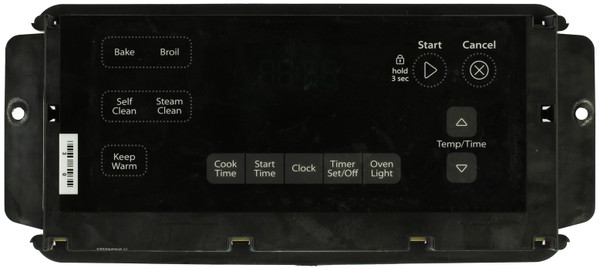 Oven W10887916 Control Board - Black Overlay