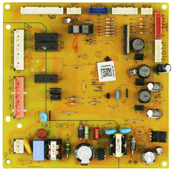 Samsung Refrigerator DA92-01150B Main Board