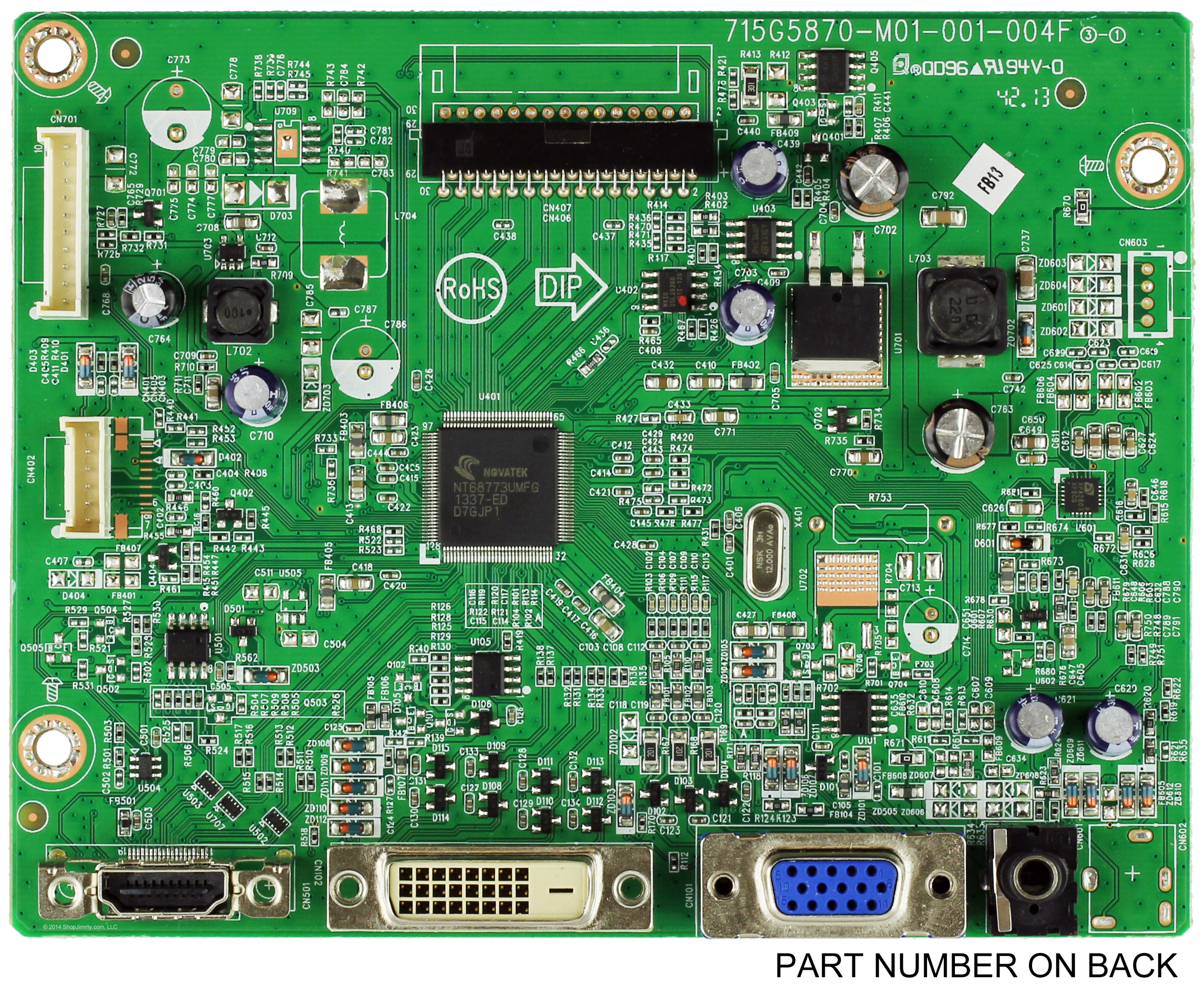 Asus Cbpcgqdcb0us005 Main Board For Vs247 Shopjimmy