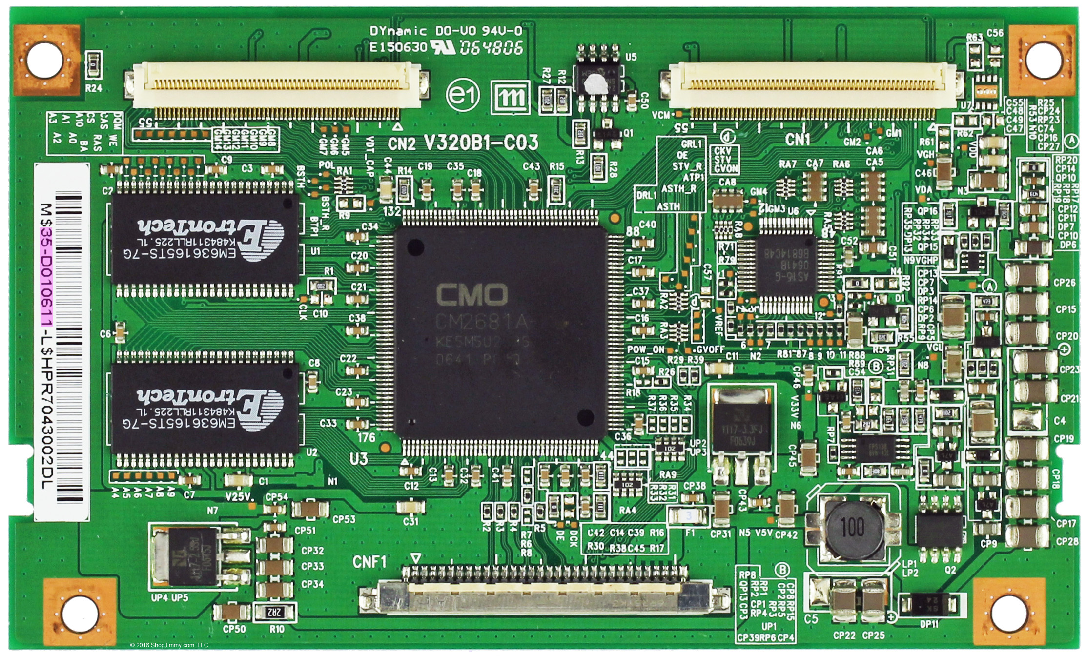 Cmo 35 D010611 V320b1 C03 T Con Board Shopjimmy