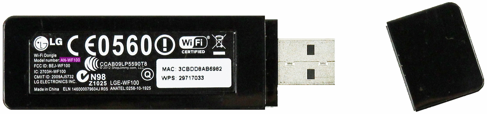 lg an wf100 wireless adapter