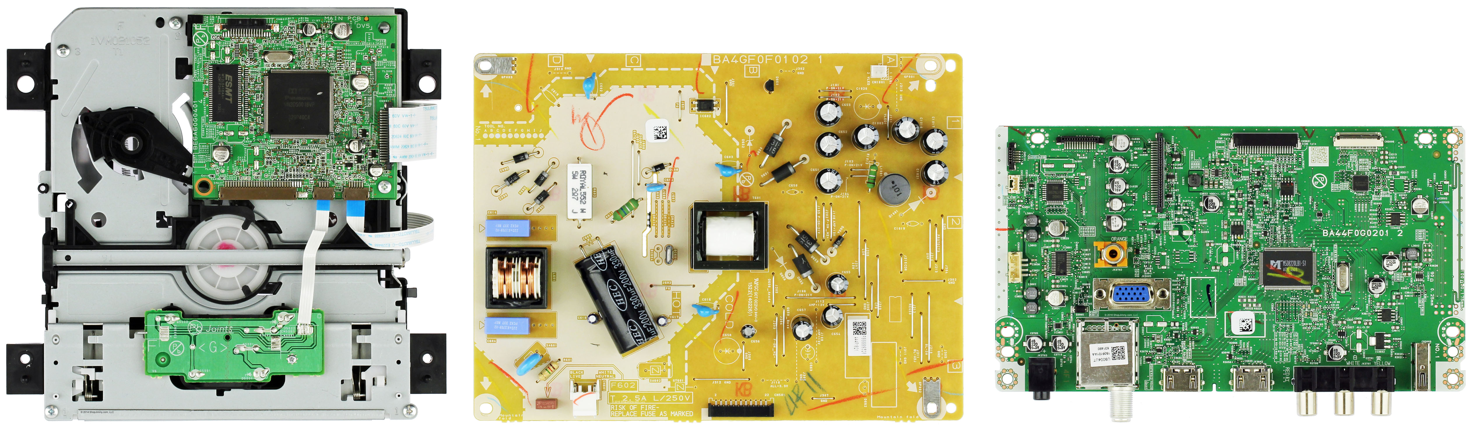 Magnavox 32md304v F7 Me1 Serial Complete Tv Repair Parts Kit Shopjimmy