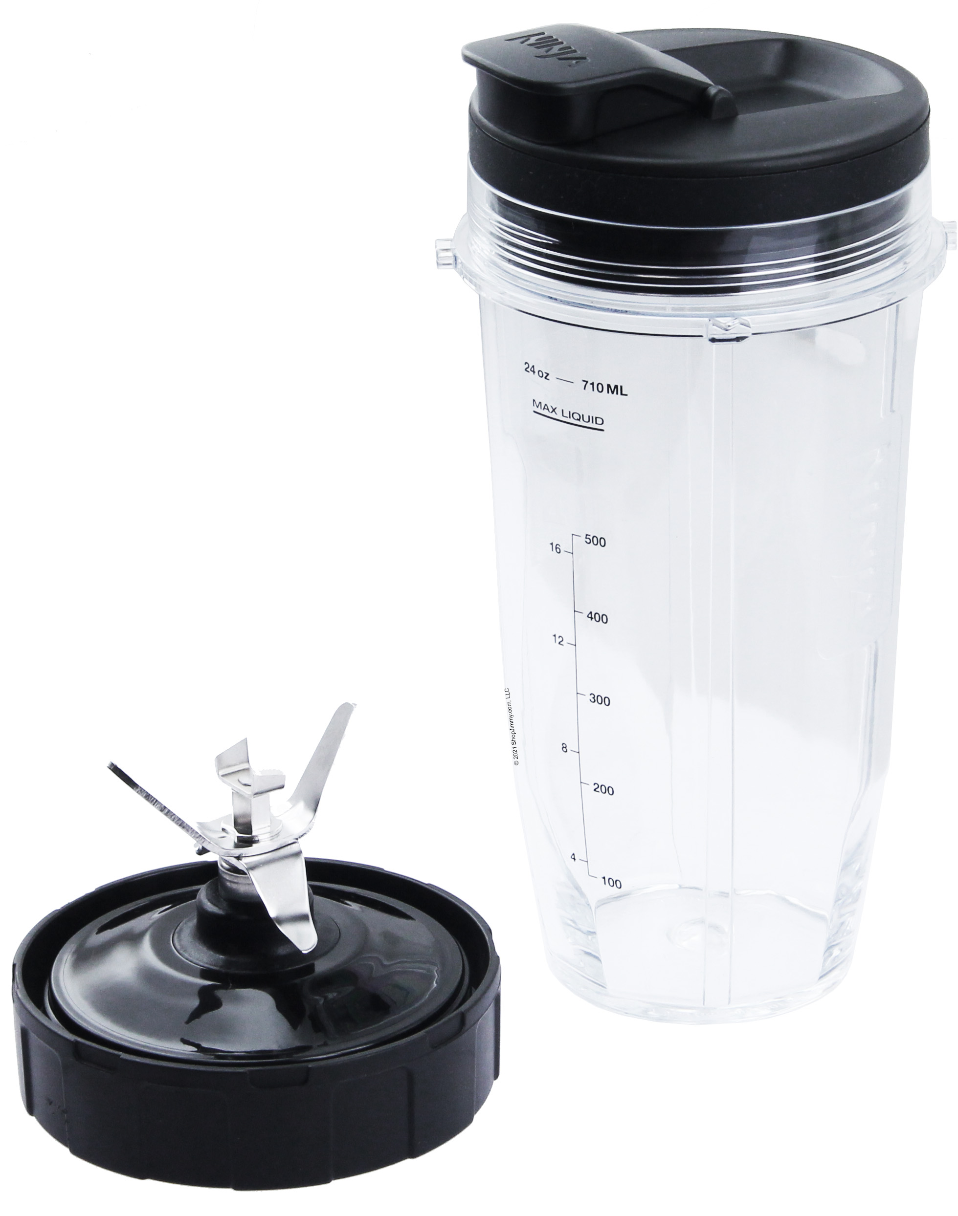 Blender Replacement Parts for Ninja, 2 24Oz Cups with To-Go Lids