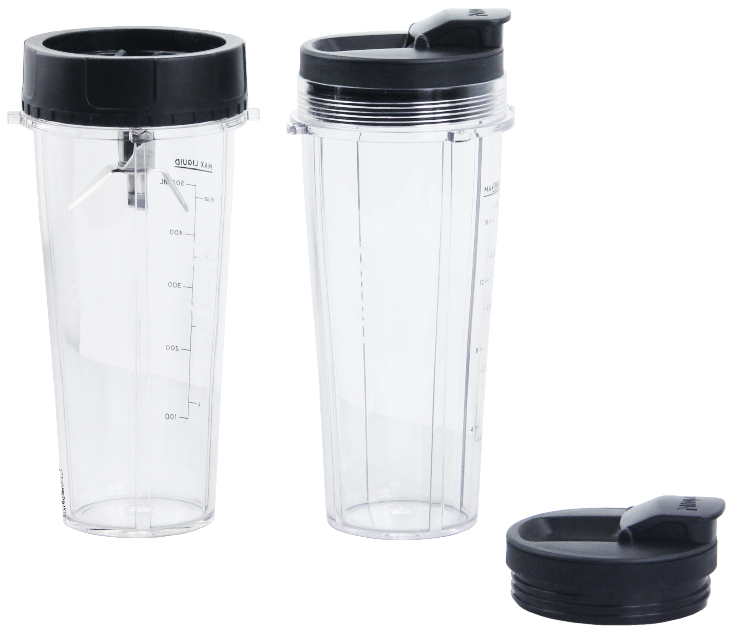 Upgrade exractor blade and personal jar 32oz cup with to go spout  lid,Compatible with Ninja Kitchen System 1200 Watt Power Motor Base BL500,  BL500C