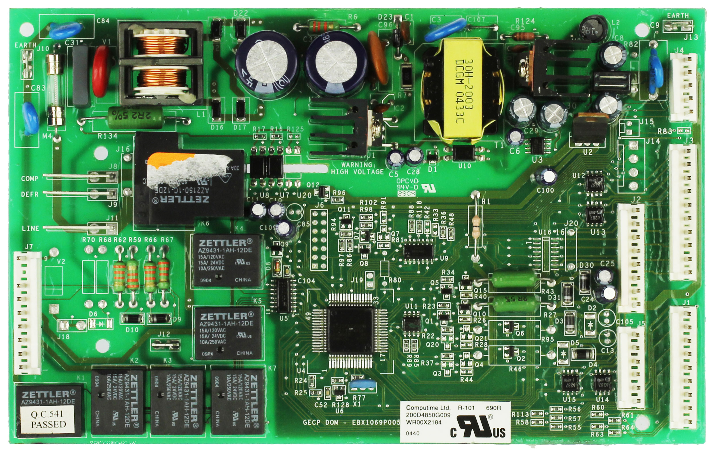 GE Refrigerator WR00X2184 200D4850G009 Main Control Board