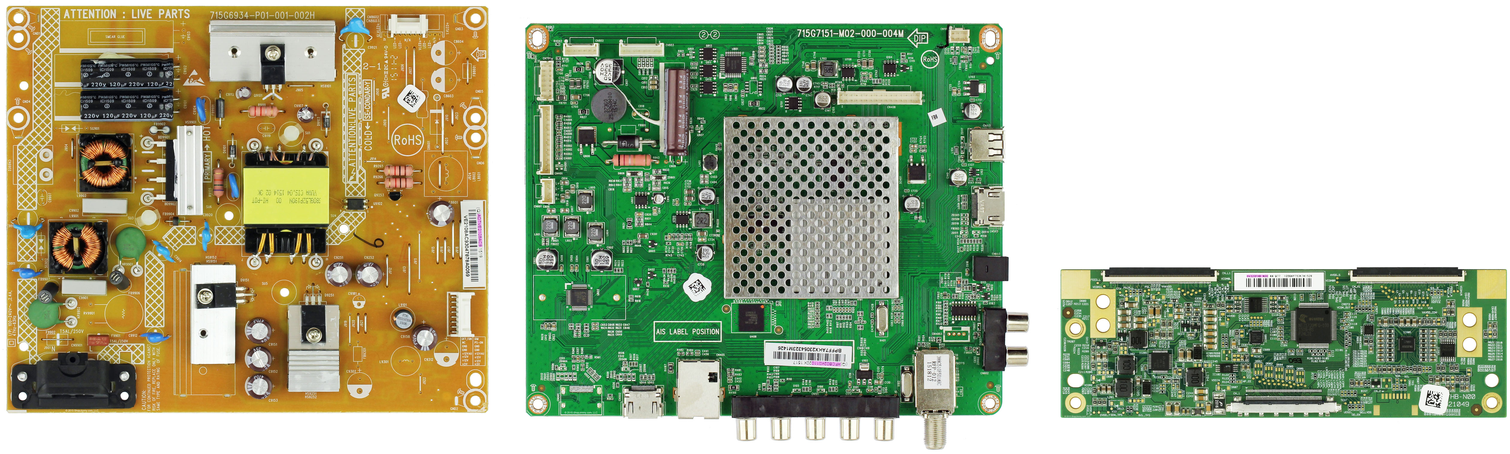 Vizio E32-C1 Complete LED TV Repair Parts Kit (LTTUSJAR Serial)