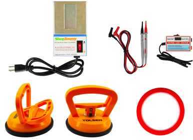ShopJimmy LED Backlight Repair Tools Bestsellers Combo Kit -DELUXE w/Tester