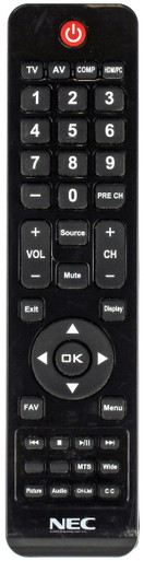 NEC 398GR10BENE00C Remote Control - New E425 E505 E585 E655