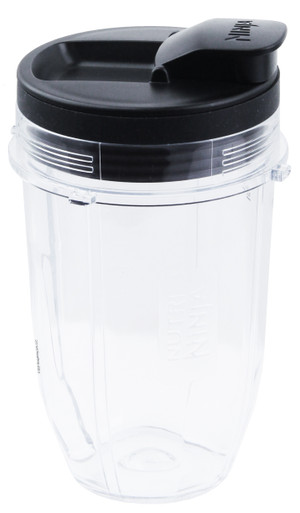 Ninja 18 oz Tritan Nutri Ninja Cup w/Spout Lid 411KKU642 427KKU450