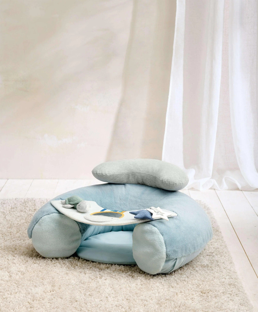Mamas Papas Sit Play Under the Sea Interactive Seat Blue