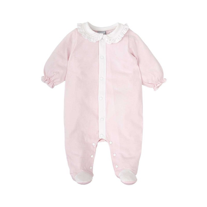 Babidu Pink Collar Babygrow Carriages - Main Image