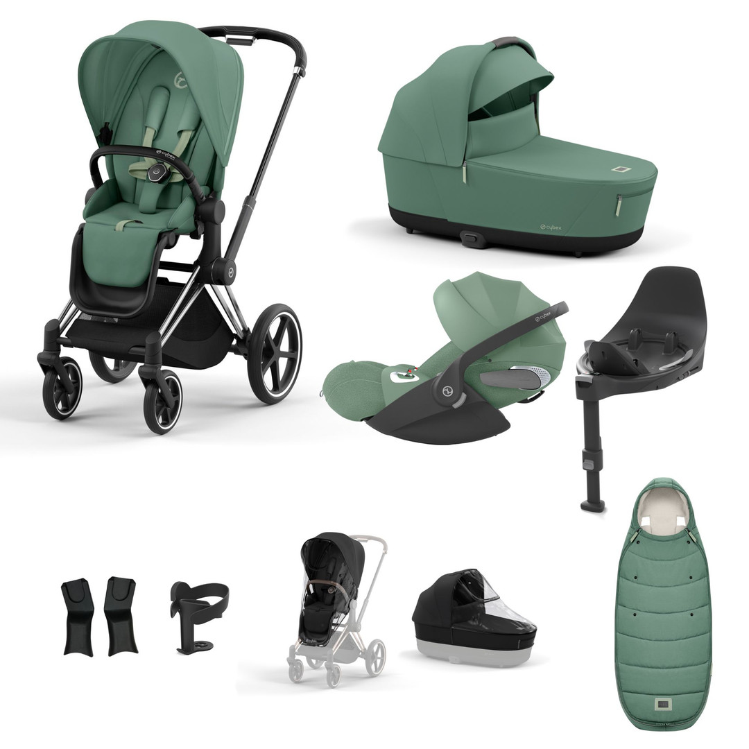 CYBEX Priam Bundle - Leaf Green - Carriages