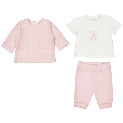 Mayoral 3 Piece Pink Tracksuit