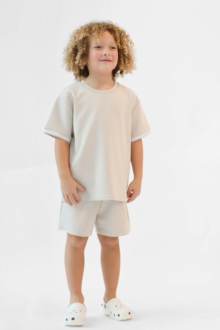 Harris Kids Benny Beige Shorts Set