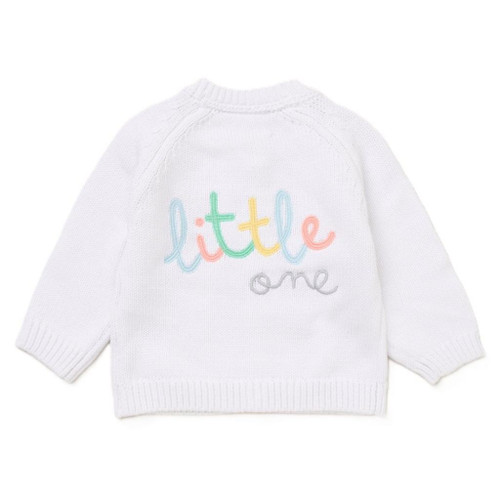 White "Little One" Cardigan
