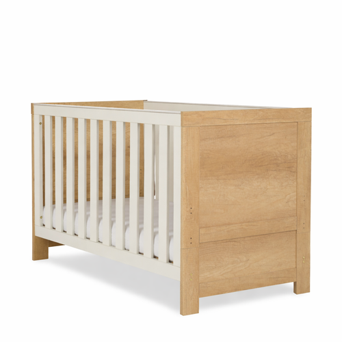 O Baby Nika Cot Bed – Oak & White