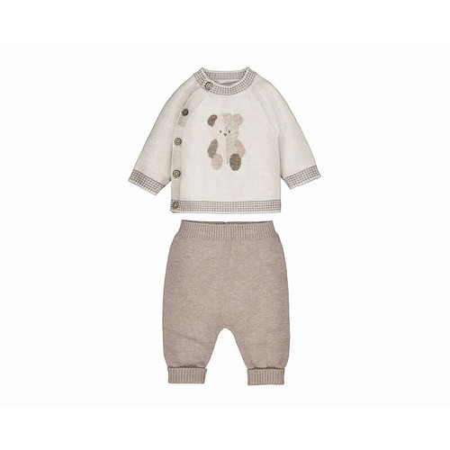 Mayoral Mocha Knit Pant Set