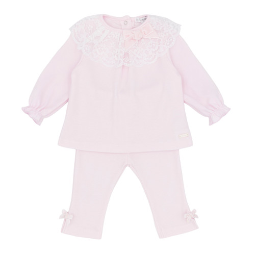 Blues Baby Pink Top & Legging Set