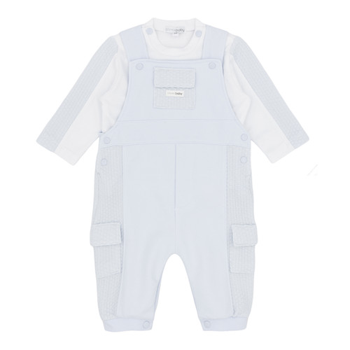 Blues Baby Blue Dungaree Set