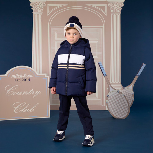 Mitch & Son Sterling Navy Knitted Hat