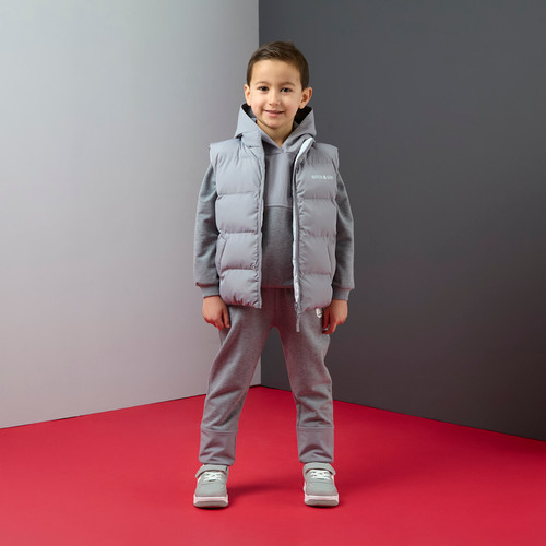 Mitch & Son Tristan Grey Reversible Gilet