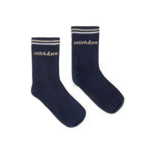 Mitch & Son Stuart Navy 2 Pack Socks