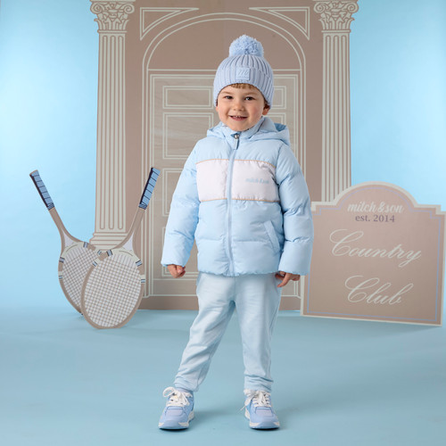 Mitch & Son Blue Sterling Knitted Hat