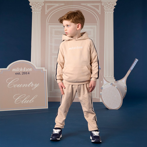 Mitch & Son Scott Stone Beige Hoodie Tracksuit