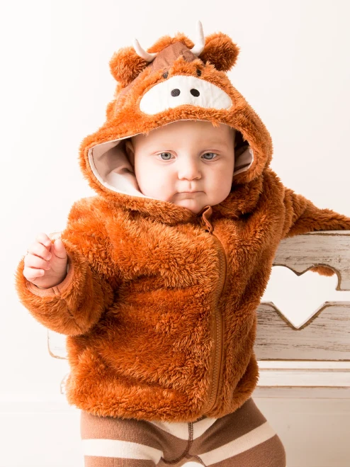 Blade & Rose Neutral Hamish Highland Cow Hoodie