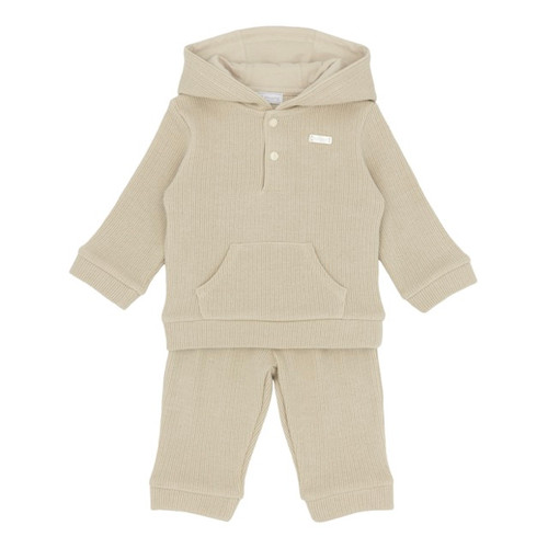 Amore Beige Knitted Jog Set