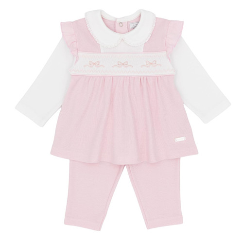 Amore Pink Smocked Tunic & Legging