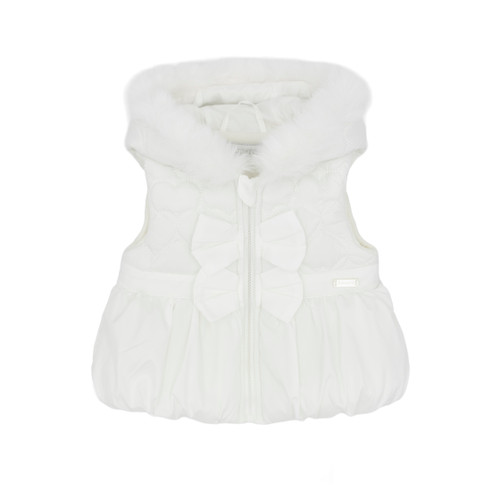Amore White Gilet With Bows