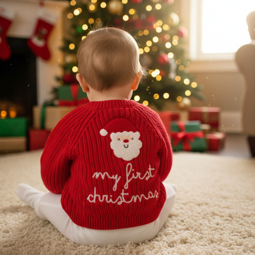 Red "My 1st Christmas"