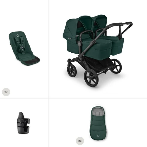 Bugaboo Donkey 6 Twin Essential Stroller Bundle