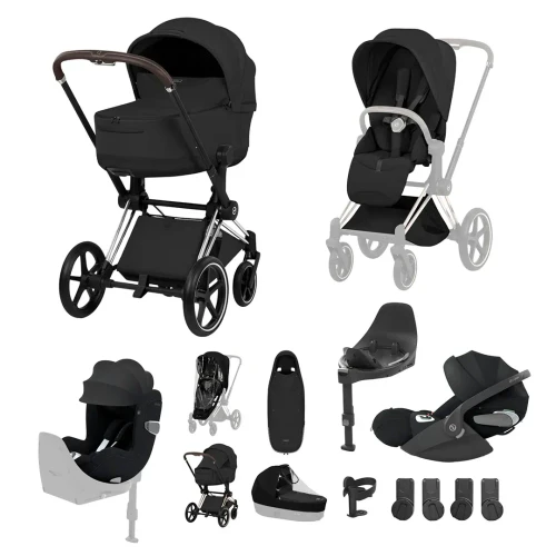 CYBEX PRIAM STYLE - Fold Cot Newborn to Toddler Travel System Bundle