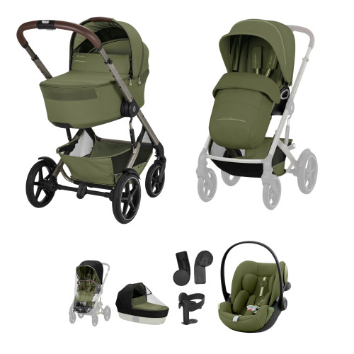 Cybex Talos + Fold Cot Travel System Bundle