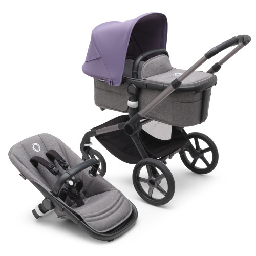Bugaboo Fox 5 Complete - Graphite/Grey Melange - Choose Your Own Canopy