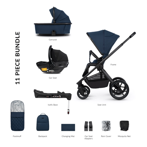 Venicci Tinum Edge Ocean 3 In 1 With Isofix  Engo Base