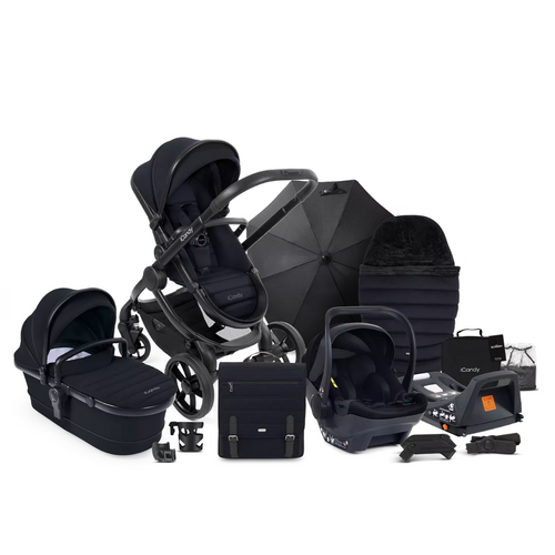 iCandy Peach 7 Pushchair and Carrycot - Complete  Bundle - Black Edition