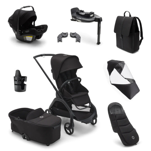 Bugaboo Dragonfly Ultimate Bundle - Midnight Black