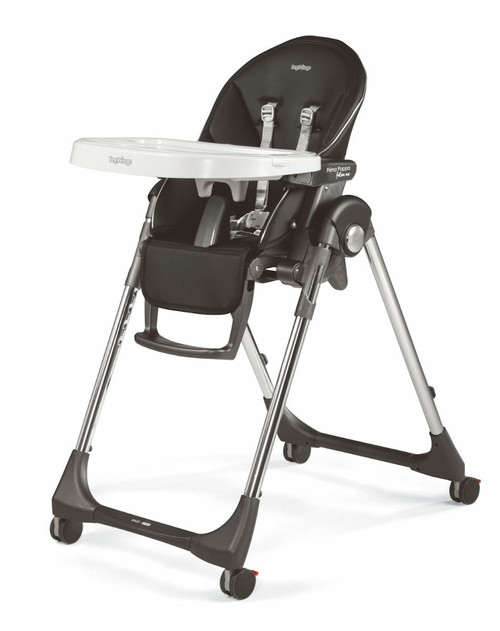 Peg Perego Prima Pappa Follow Me Highchair-Hi Tech Licorice